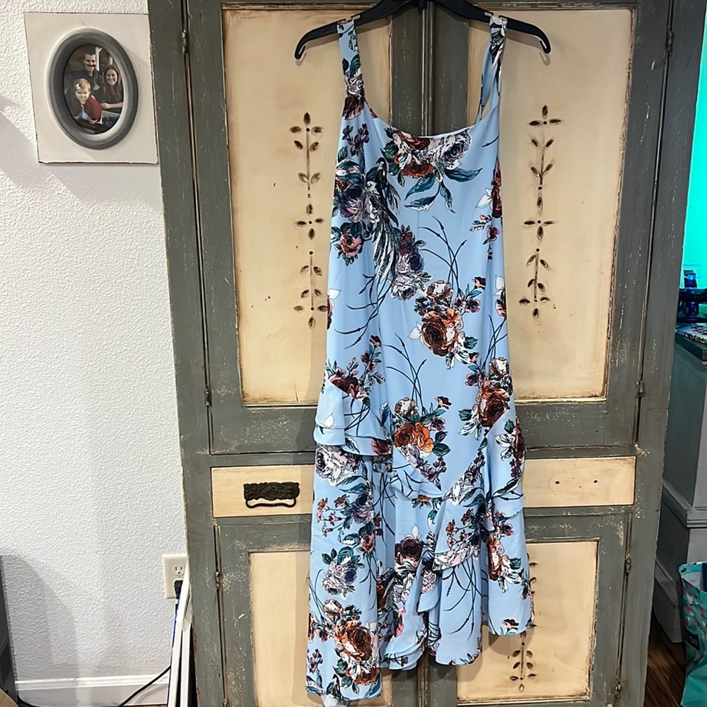 High Low Floral Dress